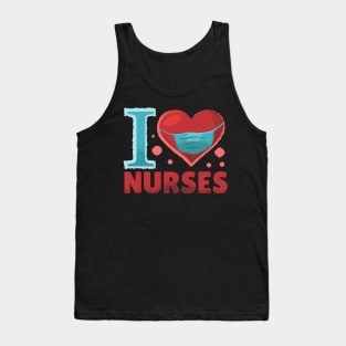 I Love Nurses Tank Top